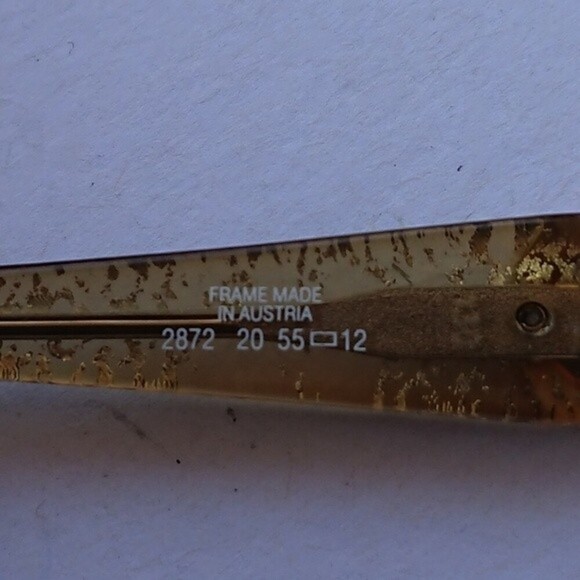 Christian Dior gold tone mod 2872 eyeglasses - Frame only - Picture 8 of 11